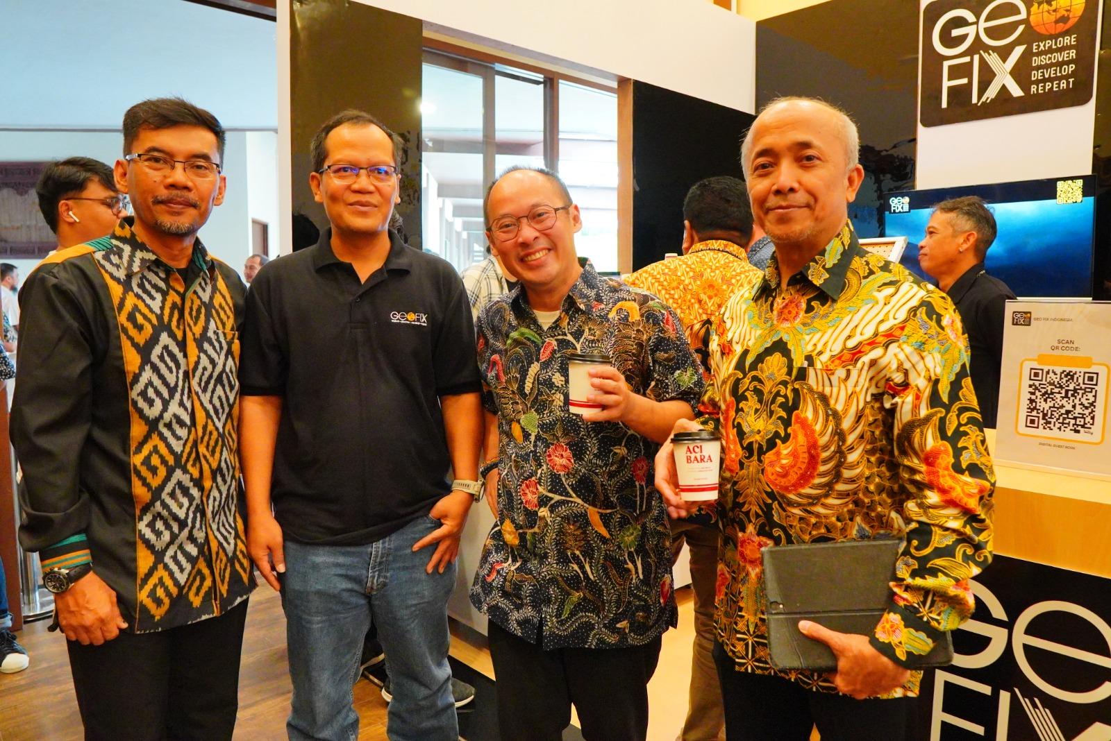 PT Geo Fix Indonesia takes great pride in participating in the esteemed 15th MGEI Annual Convention 2023, an inspiring event for professionals in the geological and mining sectors in Indonesia.
Witness distinguished figures, including Dr. Steve Garwin, B.Sc, M.Sc, PhD, FAusIMM, FAIG, FSEG, Mr. Muhammad Wafid as the Acting Head of the Geological Agency and Mr. Azaria Indrawardhanan gracing our booth at The 15th MGEI Annual Convention 2023. Our unwavering commitment to excellence persisted as Geo Fix sent dedicated team delegates to participate in transformative workshops, seamlessly integrated into the event's dynamic series.
Fueled by a passion for progress, PT Geo Fix Indonesia eagerly anticipates future collaborations with MGEI, enhancing the connections established at this remarkable gathering. Reflecting on the meaningful interactions and invaluable insights gained, we are inspired to pioneer positive change. The event signifies not just a moment in time but a pivotal chapter, guiding us toward collective growth amidst challenges and opportunities. PT Geo Fix remains steadfast in its commitment to shaping a brighter, more sustainable future for Indonesia's economic geology and mining industry